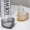 WAIT FLY Glass Heart-shaped Candy and Dessert Bowl - Fruit