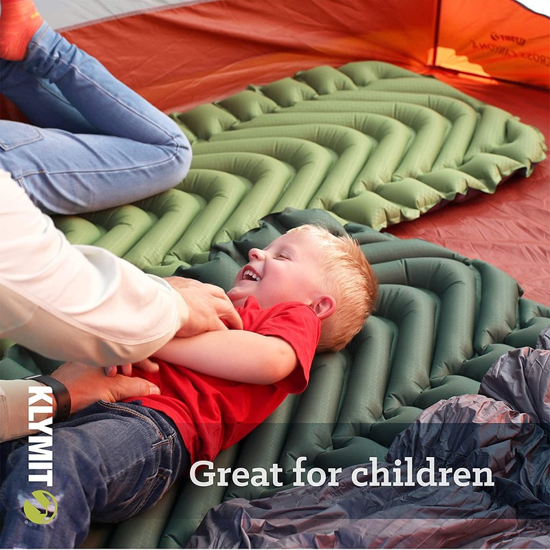 Klymit Unisex's Static V Short Sleeping Pad, Green, One Size