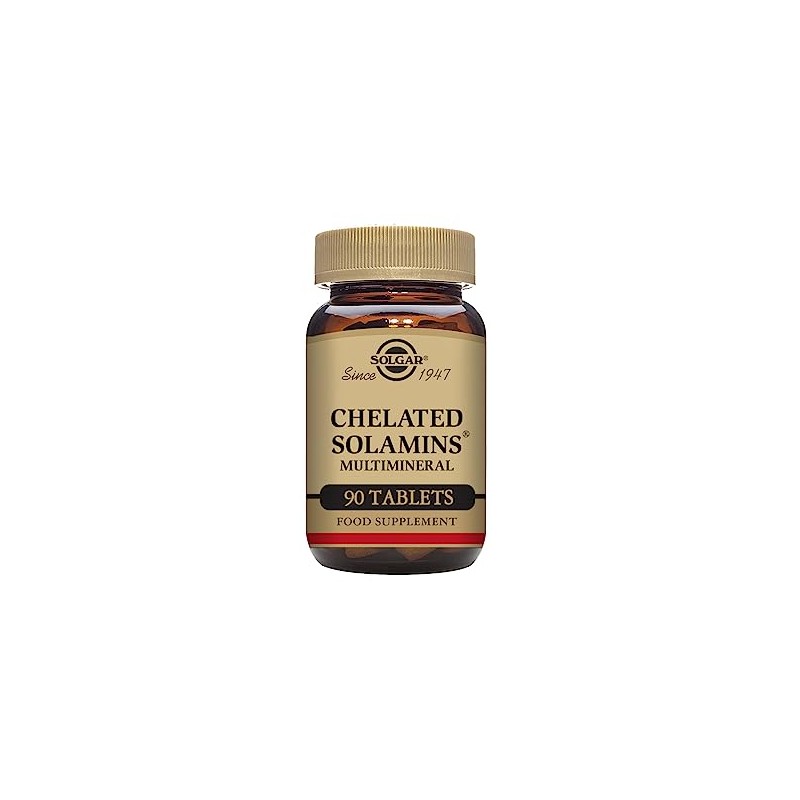 Solgar Chelated Solamins Multimineral Tablets - Pack of 90 -