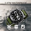 MEGALITH Mens Watches Digital Black Military Watch Sports Waterproof Analog