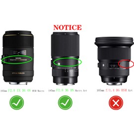 62 mm Lens Cap Compatible with Sigma 258101 105 mm F2.8 (Not for F1.4) EX Macro DG OS HSM, 105 mm F2.8 EX DG OS HSM Macro Lens, HUIPUXIANG [Pack of 2]