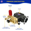 Pressure Washer Pump, 3/4" Shaft Horizontal Triplex Plunger, 3300 PSI,
