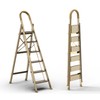 GameGem Lightweight Aluminum 6 Step Ladder for 12 Feet High
