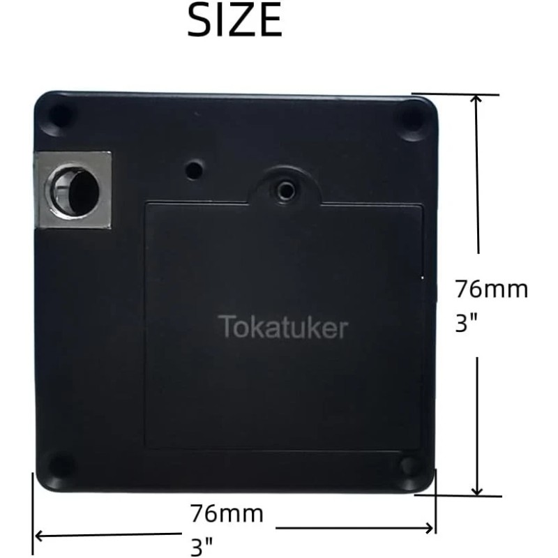 Tokatuker Invisible Electronic Cabinet Lock Hidden NFC Lock DIY RFID