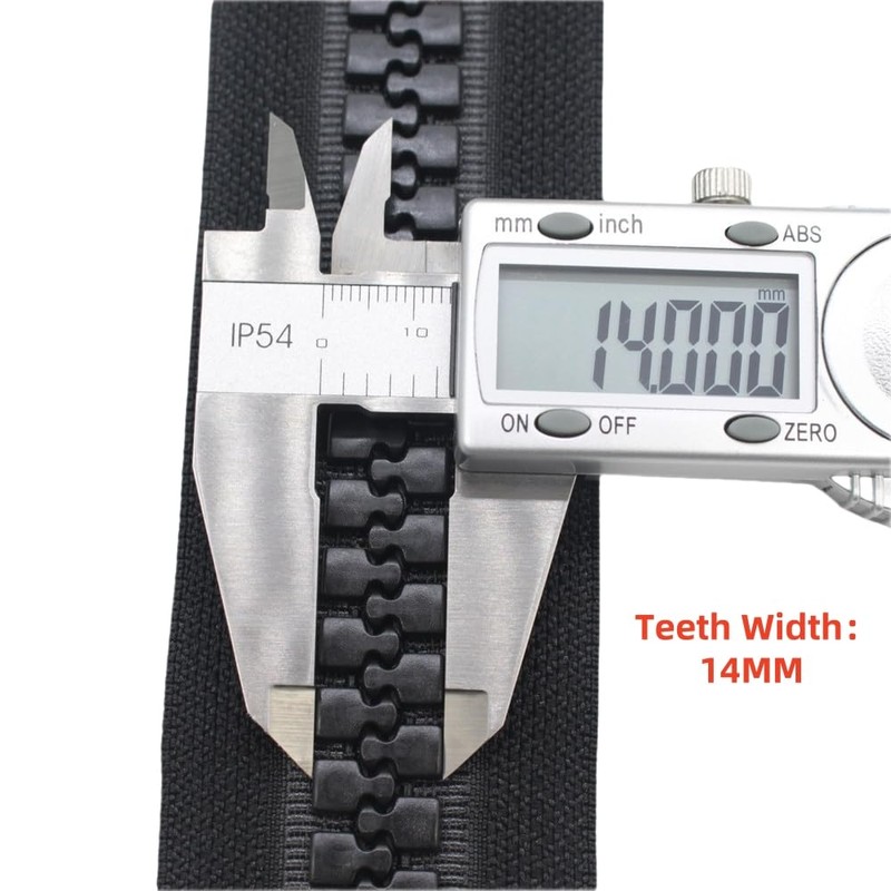 YaHoGa 200 cm #20 Super Large Zip Separable Black Zip