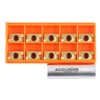 Accusize Industrial Tools APKT1604 TiN Coated Carbide Inserts for Machining