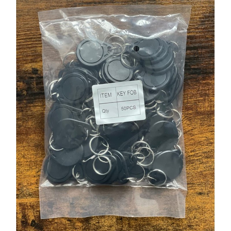 RFID Hotel Key Fob, 50 Pcs Pack, Can be Re-Writable