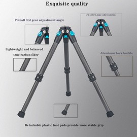 Mini Carbon Fiber Tripod Desktop Tabletop Stand Tripod for Gopro Hero/Osmo Mobile/Gimbal Handle Grip Stabilizer/Smooth 4/Crane Plus/Crane 2/Vimble 2/Ronin-S