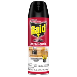 Raid Ant & Roach Killer Spray For Listed Bugs, Keeps Killing for Weeks, Fragrance Free, 20 oz
