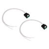 2 Pcs Camshaft Position Sensor Harness Cam Transducer Plug for
