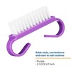 McKesson Nail Brush, Easy Grip Handle, Single Use/Disposable, Purple, 50