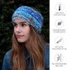 Pachamama Women Wool/Mohair Ear Warmer Headband Fleece Lined Handknitted Neutral