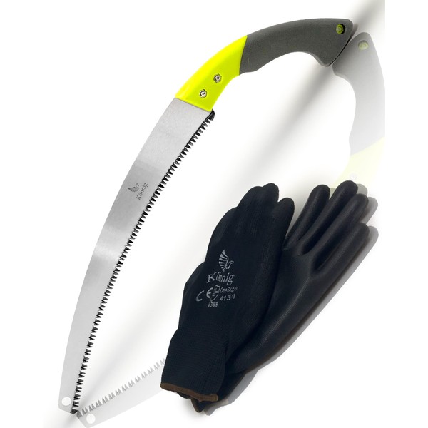 Könnig Professional Heavy Duty Pruning Saw (RAZOR SHARP 14" CURVED