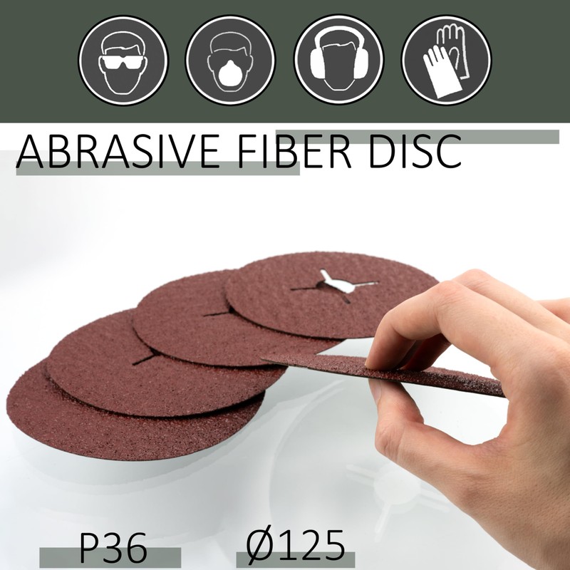 AERZETIX - C77040 - Set of 5 Sanding Discs Diameter