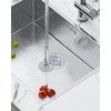 3-1/2" Commercial Sink Drain Strainer Replacement, Flat Strainer Only for
