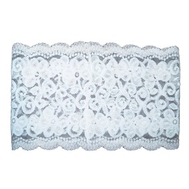 Zaffron Women's Lace Under Hijab Headband White