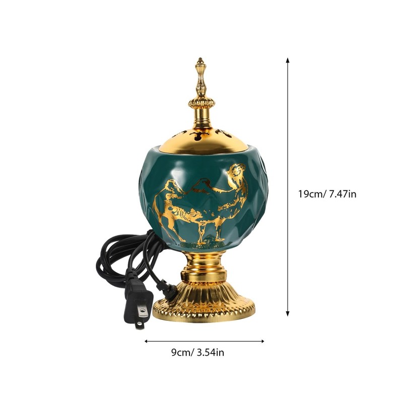 Gatuida Incense Holder Electric Censer Burner: Home Decor Incense Burner