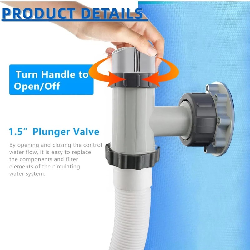 Above Ground Pool Parts, Plunger Valve, Pool Inlet Nozzlet and