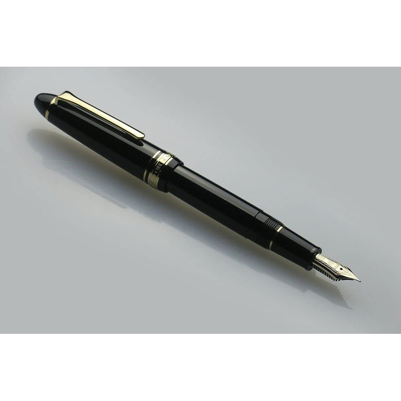 Sailor Fountain Pen, Profit Light, Gold Trim, Black, Medium Point,