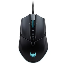 Predator Cestus 335 Gaming Mouse 10 Button Wired USB Pixart 3370 20 Million Click Polling Rate 2000Hz RGB 16.8 Million Colors PMW120
