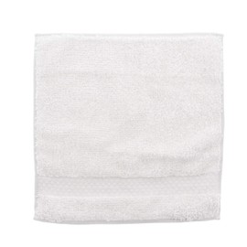 Tanaka Sangyo Handkerchief Imabari Towel Menka Sprout, White, Approx. 9.8 x 9.8 inches (25 x 25 cm)