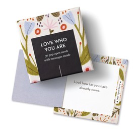 Compendium ThoughtFulls Pop-Open Cards – Love Who You Are – 30 Pop-Open Cards, Each with a Different Inspiring Message Inside