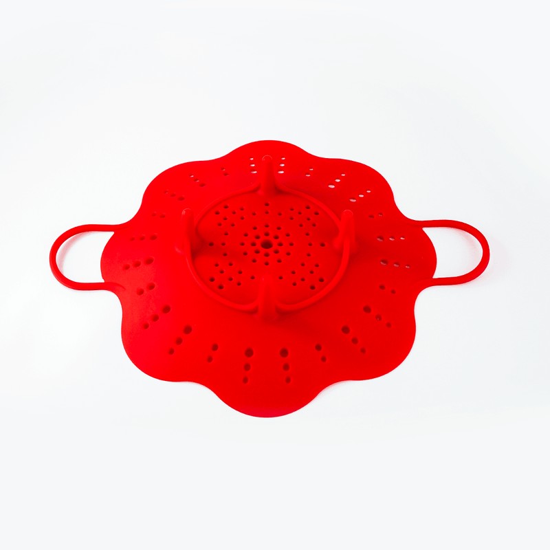 Invisioncorp Silicone 11" Large Steamer Basket, Microwave Insert for Pot