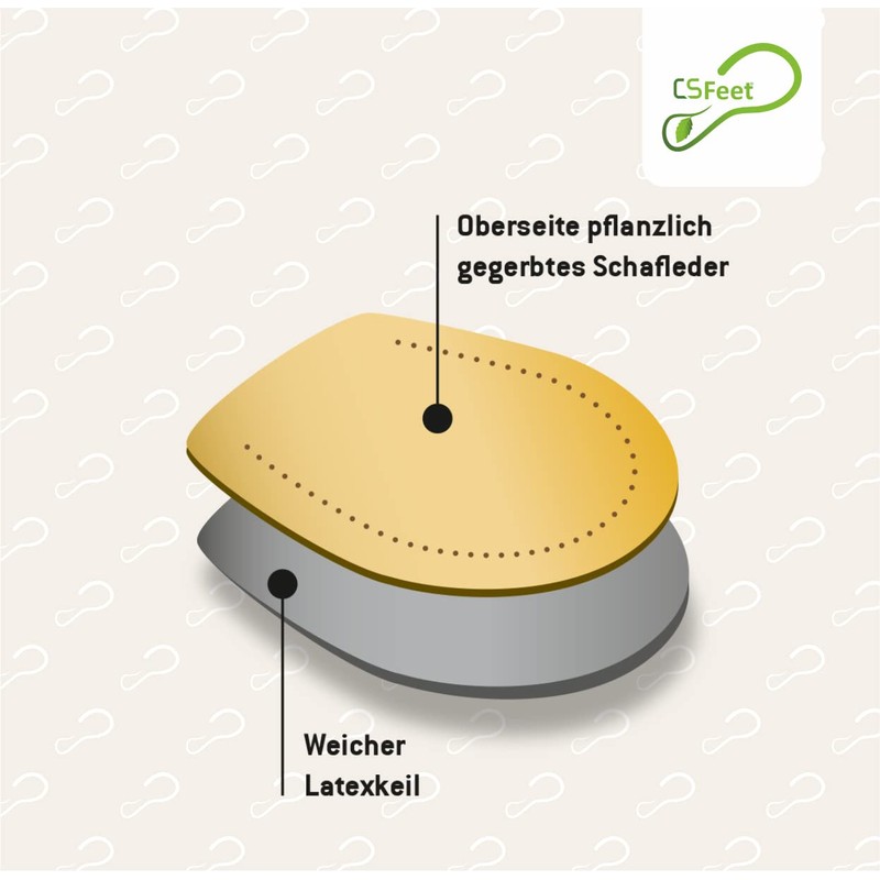 Parent All Season, leather heel cushion