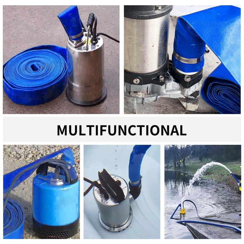 Geowaky 1-1/2" (Flat 2.6’’ width) x 100 FT Pool Backwash