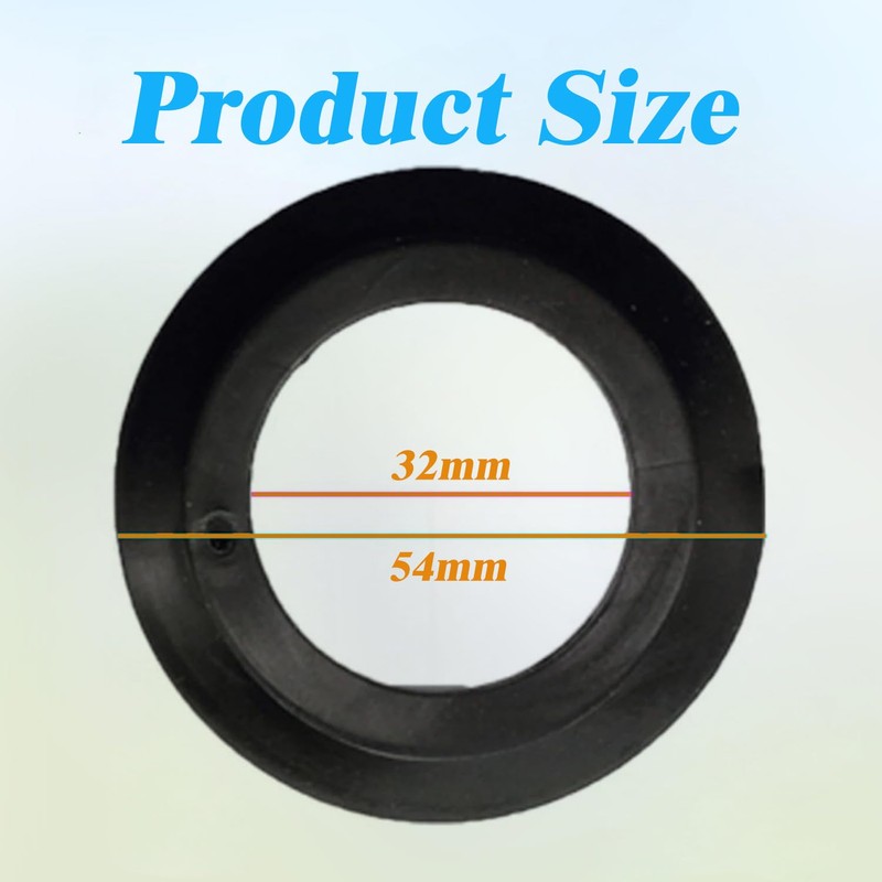 Sink Plug Rubber Seals, 5 Pack, Universal Replacement Washers, 78-83mm