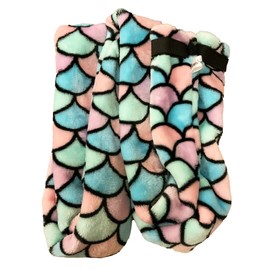 2 metre long CPAP BIPAP Ventilator Circuit Hose Tube Covers stop Rainout Sleep Apnea in Warm Cuddle Fleece Fabric (Mermaid Scales)