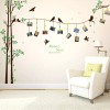 DaraBaby Vinil Decorativo Sala Habitación Árbol Porta Retratos Aves