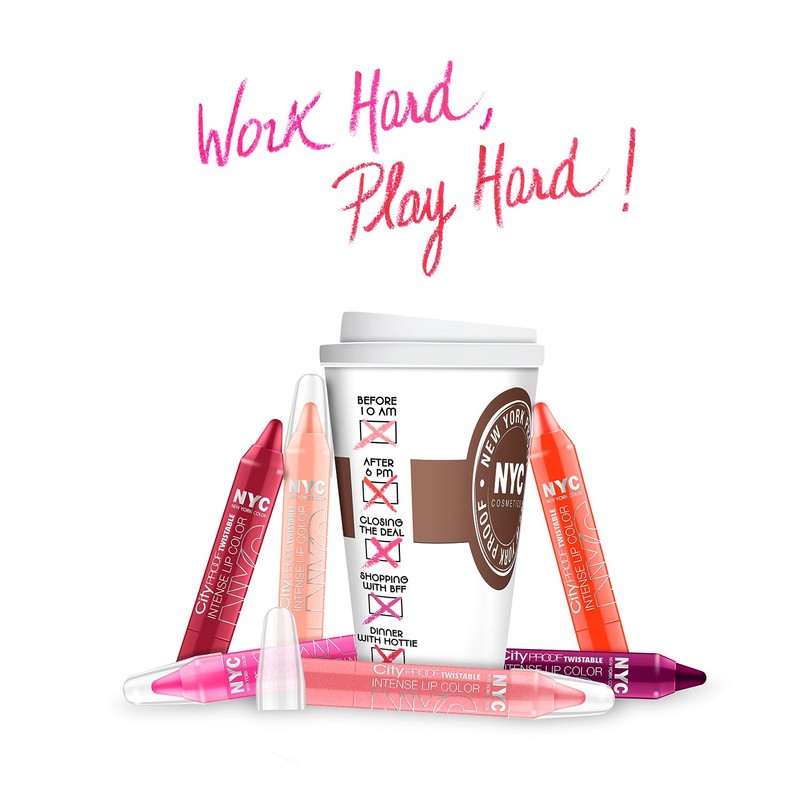 NYC City Proof Lip Colour - Riverside Rose