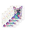 Coaster German Shepherd Dog Pet Animals Coasters Watercolour Art Gift