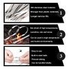 LCOUACEO Stainless Steel Cable Ties Long 250 x 4.6 mm,