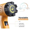 SEEKONE Heat Gun 1800W 122℉-1202℉ with 4 Nozzles for Paint