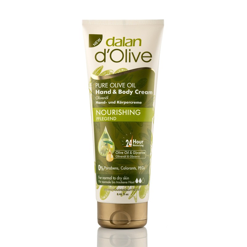 3 x Dalan d'Olive Hand and Body Cream 250 ml