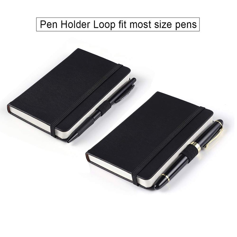 Vanpad (2 Pack) Pocket Notebook Small Hardcover Note Book 3"