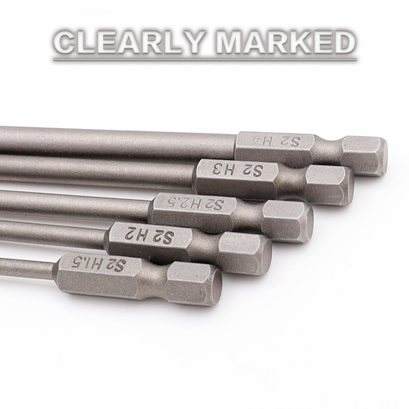 Raflot RC Hex Bit 6 Inch Power Bits 1.5mm 2.0mm