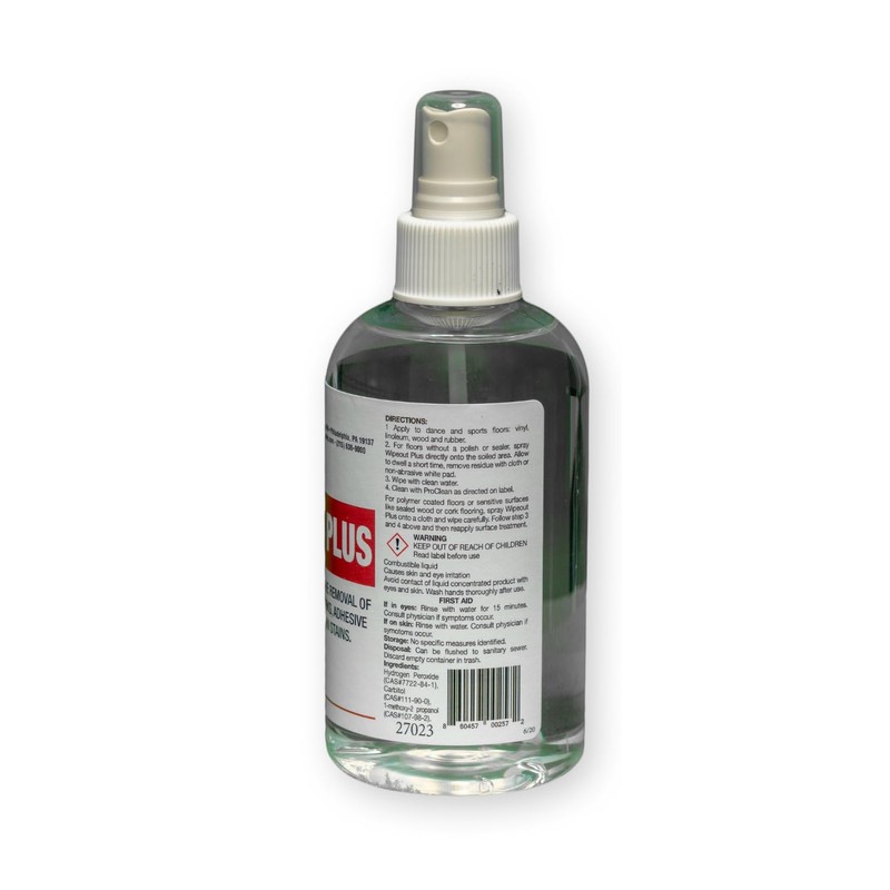 Stagestep Stagestep Wipeout Plus 8 Oz Pump Spray Bottle, Tape