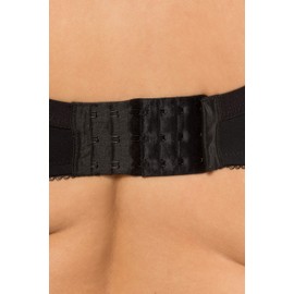 Ulla Popken ladies big sizes | Bra extension | 3 pack | Hook & eye closure | 3 colors (skin, white, black) | multicolor 58-64 703941 90-3 +