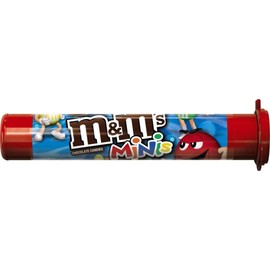 M&M'S Milk Chocolate MINIS Size Candy 1.77-Ounce Tube 24-Count