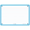 Flash Cards, Ruled with Turquoise Frame, A6, Pack of 80