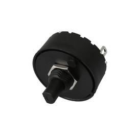 Yibuy Rotary Switch + Rotary Knob 6 Positions Turn Five Times for Blower Mixer Juice Black