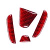 Bilisin Compatible with Rear Tailgate Insert Emblem Logo Carbon Fiber