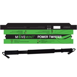 MOVEMINT Power Twister | Chest Resistance Spring Bar Exerciser (20KG/45LBS)