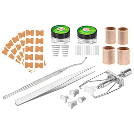 CENPEK Ingrown Toenail Tool Kit, Toenail Corrector Patch, Corrector, Pedicure, Stainless Steel Foot Care Kit, Toenail File and Lifter