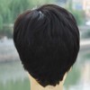 Feibin Popular Men's Wig, 100% Human Hair, Middle Aged, Elderly,