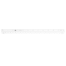 Alvin, Combination Triangular Scale, Metric and English Measurements, White Drafting, Architecture and Drawing Ruler - 12 Inches