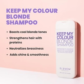 ELEVEN AUSTRALIA Keep My Colour Blonde Shampoo Perfect For Any Blonde Natural or Not